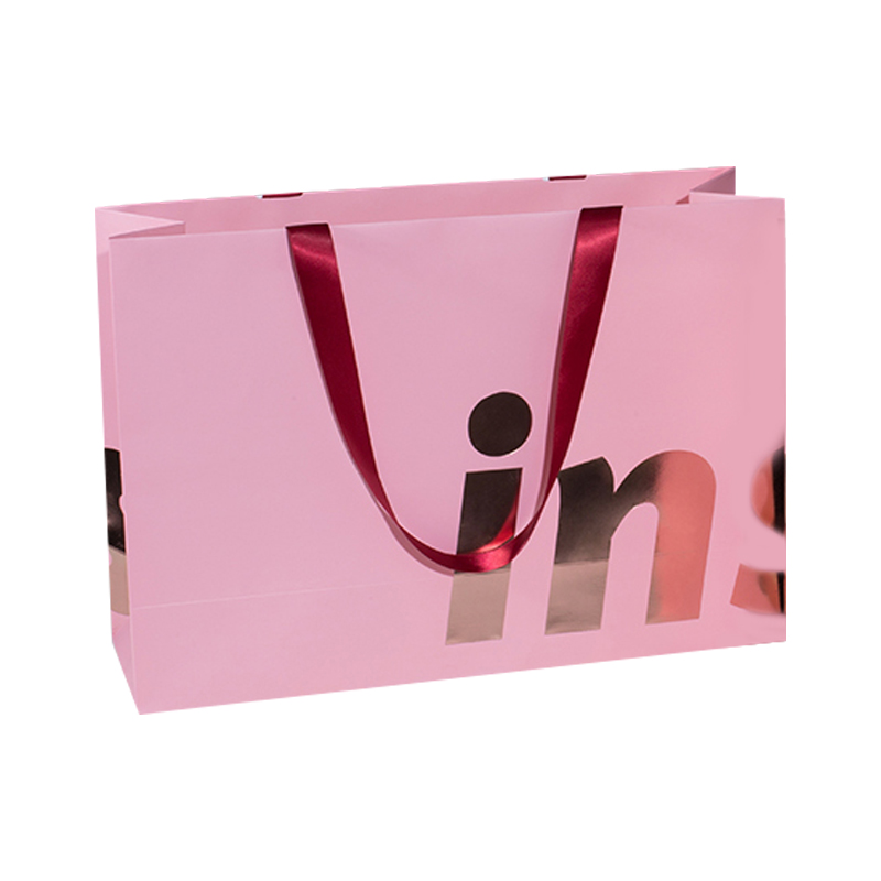 Pink Cardboard Tote Bag