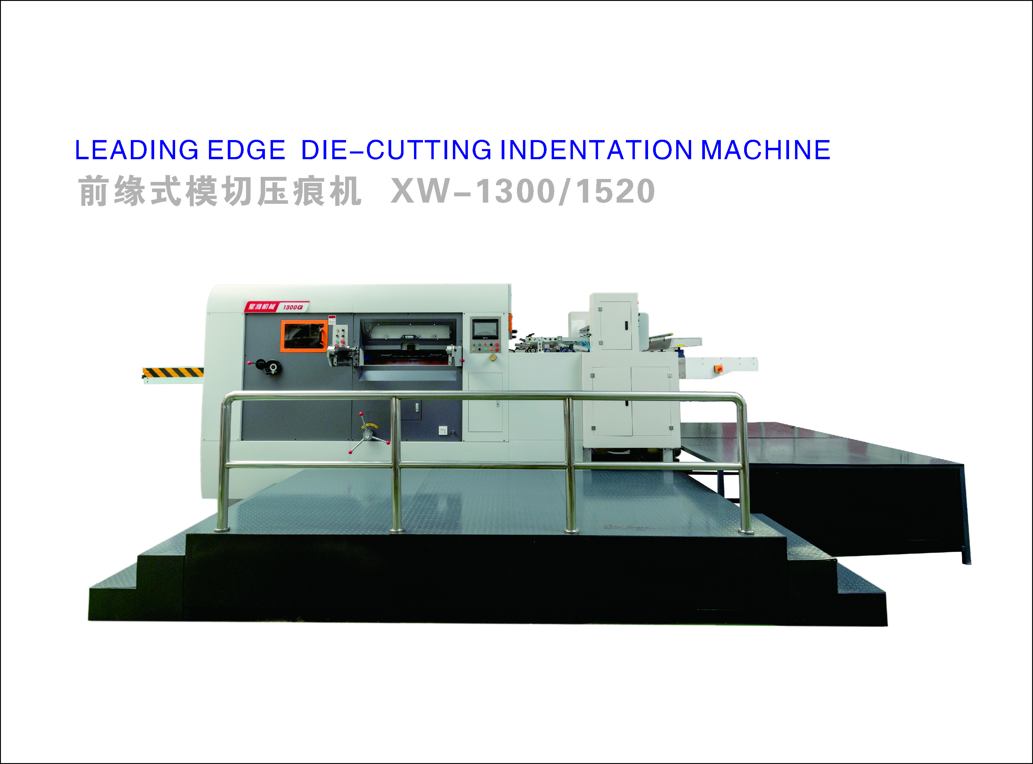 Leading edge-cutting indentation machine